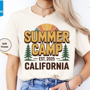 Summer Camp T Shirt, Camp Life Shirt, Summer Shirts, Camp Crew Shirt, Camper Gifts, Summertime Tshirt, Summer Camp Tee