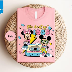 The Best Of 1985 Mickey Shirt, Vintage Mickey and Minnie Shirt, Disney Limited Edition T-Shirt, Disney Top 40 Hits