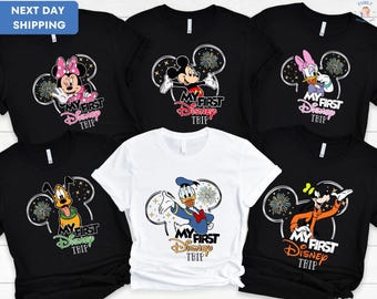 My First Disney Trip Shirt, Mickey and Friends Shirt, Matching Disney Trip Shirt, 2025 Disney Family Vacation Tee