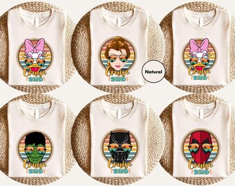 Magliette personalizzate Disney Mickey And Friends Cruise Line, maglietta da crociera coordinata per tutta la famiglia, regalo Disney Cruise, maglietta per compleanno in crociera
