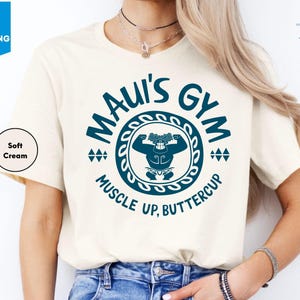 Maui’s Gym Shirt, Moana and Maui T-shirt, Disneyland Vacation Shirts for Men, Men&#39;s Gym Tee, Disney Gift for Father