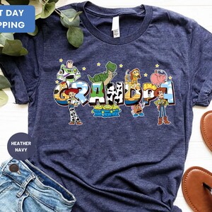 Opa Toy Story-shirt, opa cartoon shirt, retro Toy Story opa T-shirt, magisch opa-T-shirt, cadeau voor opa