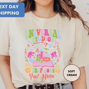 Custom 2024 Universal Studios Family Trip Shirt, Wizard House Family Vacation Shirt, Universal Studios Shirts For Family