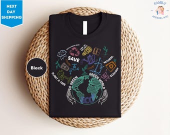 World Environment Day T-Shirt, Save The Earth Shirt, Eco-Friendly Nature Lover Tee, Climate Change Awareness Gift