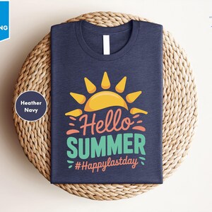 Hello Summer Shirt-Summer Shirts For Women, Beach Shirt, Summer Shirt, Beach Shirts For Women, Vacation T-Shirt