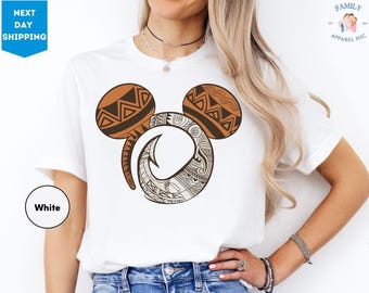 Maui Shirt, Maui Mickey Ears T-Shirt, Moana Shirts, Disney Dad T-Shirts, Disney Shirt, Disney Tees, Disney Moana Tee