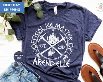 Maglietta ufficiale Disney Frozen Ice Master Of Arendelle Est 2013, maglietta unisex Magic Kingdom, regalo di compleanno per la famiglia