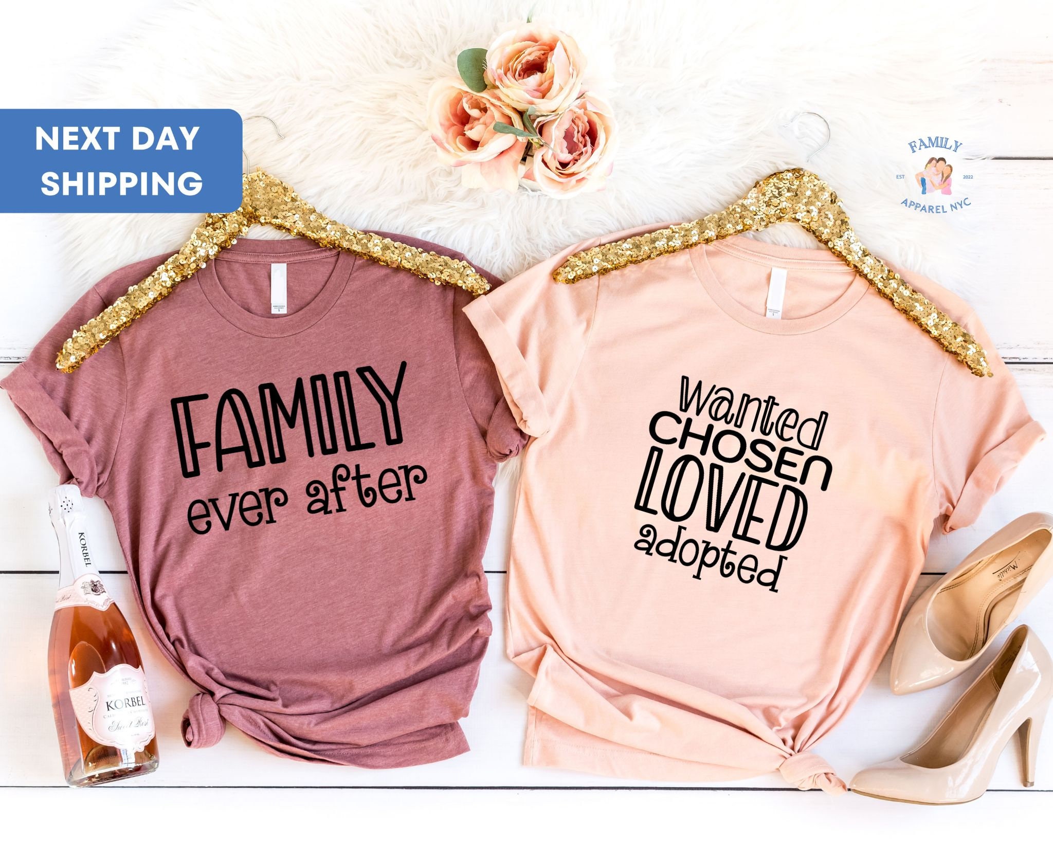 Wanted Chosen Loved Adopted T-Shirt Wanted Chosen Loved Adopted T-Shirt