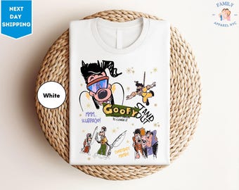 Disney A Goofy Movie Characters Sketch Shirt, Max & Roxanne, Powerline Stand Out Tee, WDW Magic Kingdom Family 2025 Trip