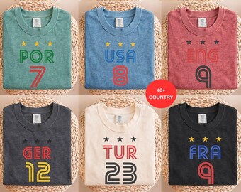 Retro Soccer 2026 Tee, Soccer World Tournament T-shirt, Global Football Game Day Shirt, Sport Fan Gift