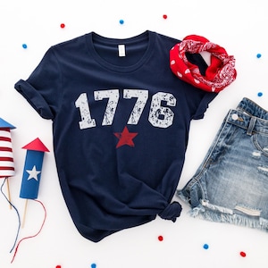 1776 Shirt, USA Shirt, Fourth of July Shirt, America 1776, 1776 T Shirt, Patriotic Shirt, Est 1776 Shirt, Independence Day, Spilling The Tea