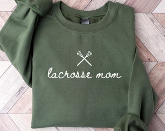 Lacrosse Mom Sweatshirt, Lax Mama Sweater, Mother's Day Gift, Game Day Lacrosse Crewneck, Sports Season Mom Shirt, Senior Lacrosse Mom Gift