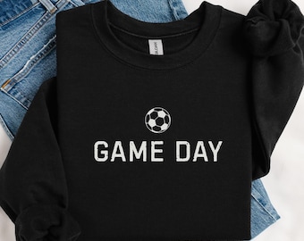 Game Day Soccer Sweatshirt, Soccer Mom Sweater, Soccer Dad Pullover, Soccer Game Day Crewneck, Sports Team Spirit Shirt, Soccer Coach Gift