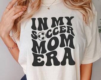 Baseball Mom Oversized Shirt – Soft Cotton Blend, Short Sleeve, 'In My Baseball Mom Era' Graphic Tee