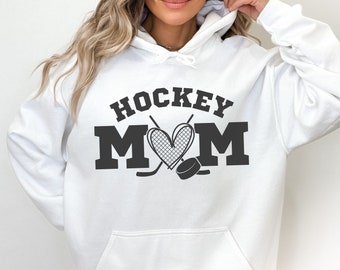 Hockey Mom Hoodie, Hockey Mom Sweatshirt, Hockey Sweater, Hockey Mom Gifts, Mothers Day Gift, Hockey Gifts, Game Day Sweatshirt, Ice Hockey