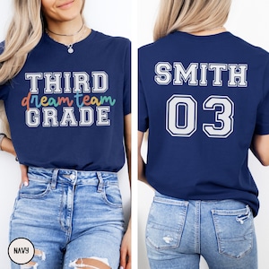 Back To School T-Shirt, Third Grade Shirt 3rd Grade Team Tee Back To School T-Shirt, Third Grade Shirt 3rd Grade Team Tee
