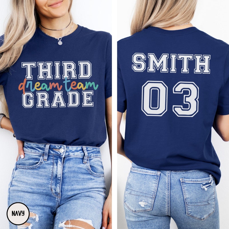 Third Grade Jerseys - Etsy