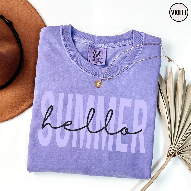 Comfort Colors® Hello Summer Shirt, Last Day of School Group Teacher T-Shirt, End of Year Grade Level Team Tee image 9