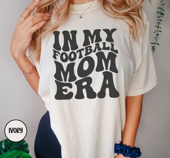 In My Football Mom Era Shirt, Football Mama T-Shirt, Comfort Colors® Game Day Shirt, Retro Football Mom TShirt, Cute Football Team Mom Gift