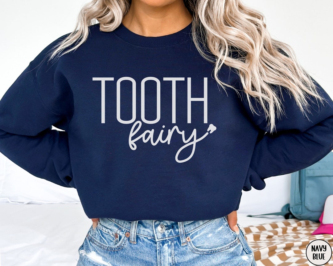 Tooth Fairy Sweatshirt, Cute Dental Sweater, RDH Crewneck, Pediatric