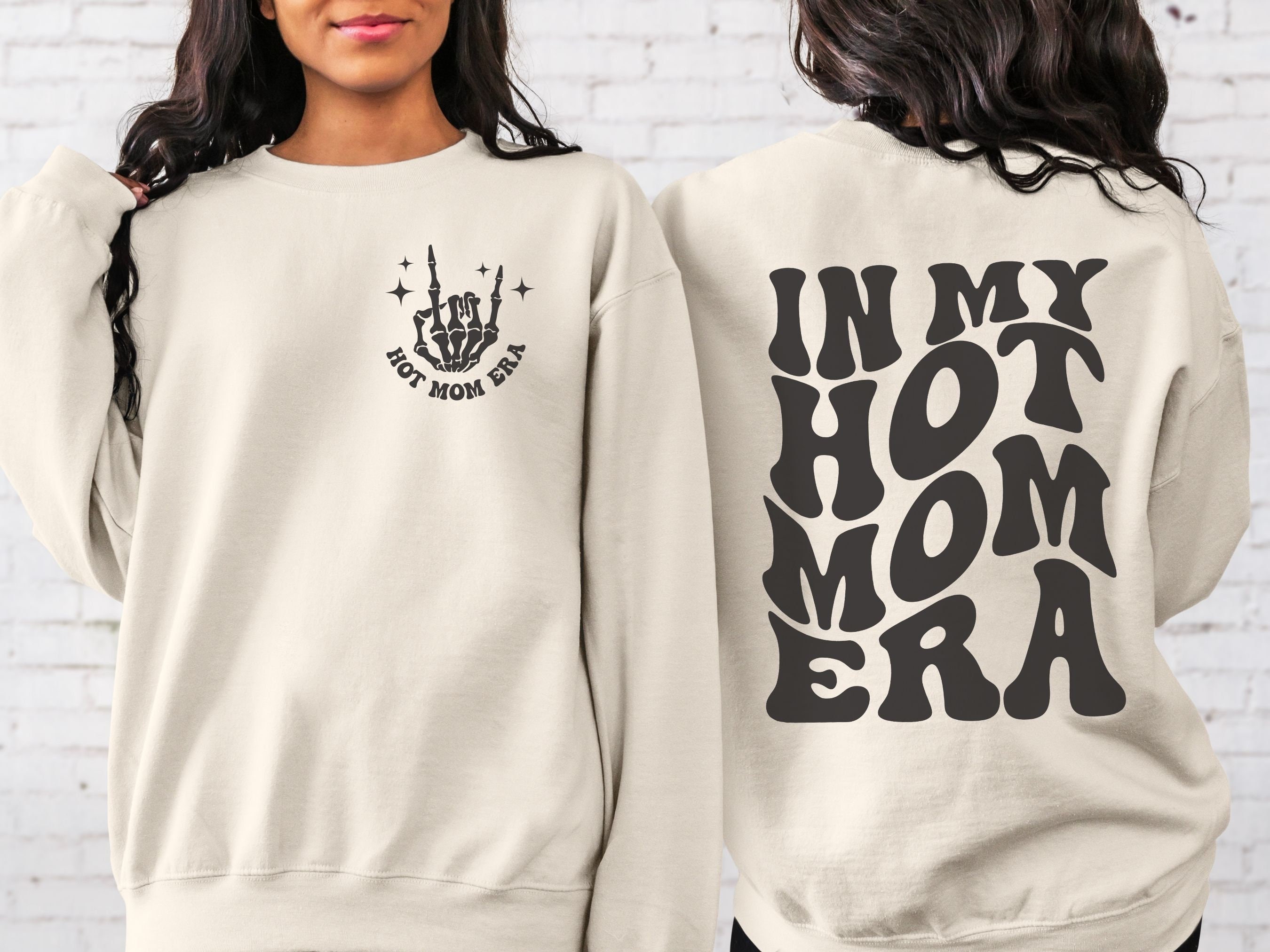 In My Hot Mom Era Sweatshirt, Hot Mom Shirt, In My Mom Era Shirt, In My Mama Era, New Mom Gift, Funny Mom Shirt, Hot Moms Club, Gift for Mom