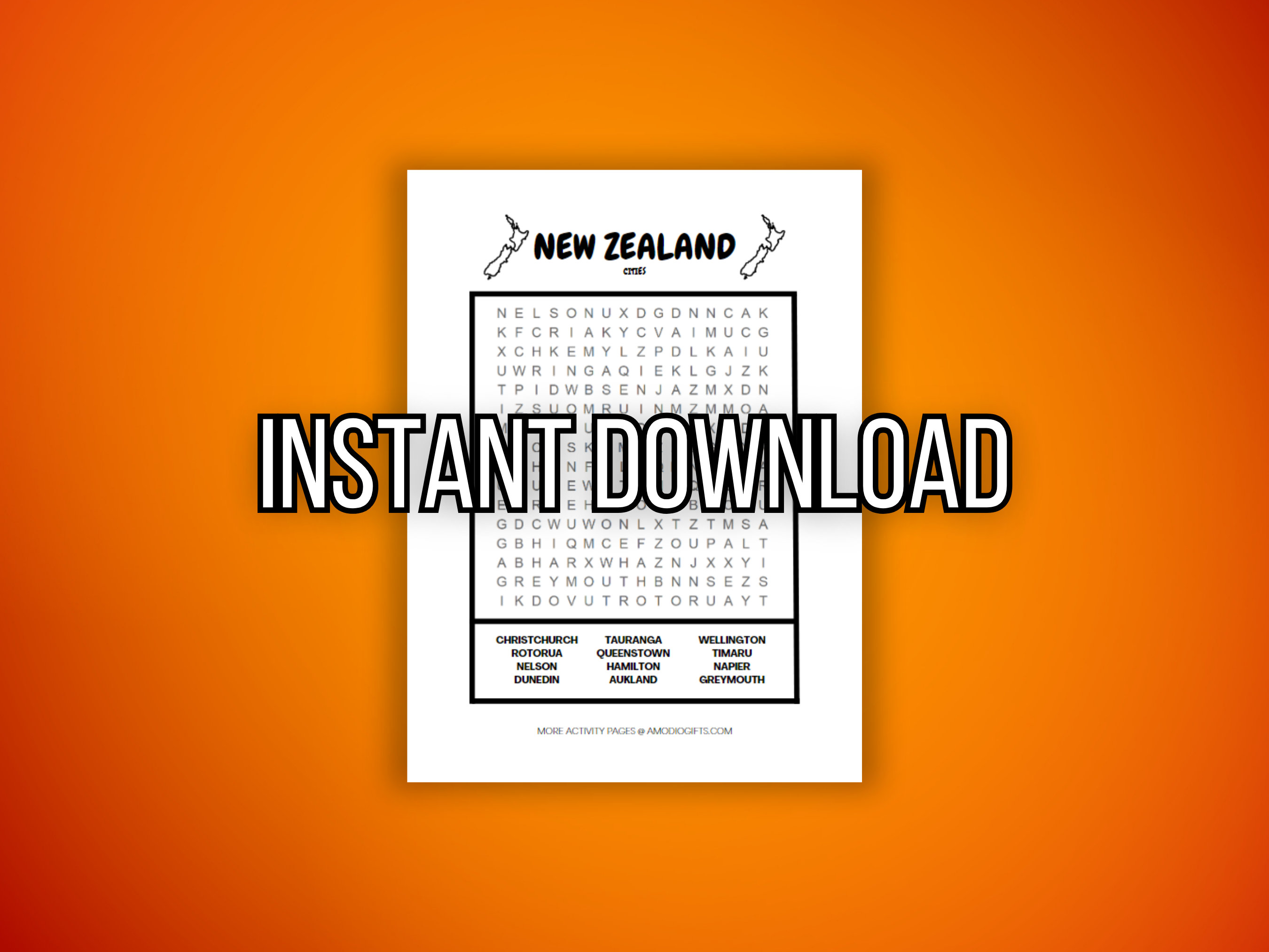 Word Search Printable Word Search for Kids Word Search Puzzle Printable ...