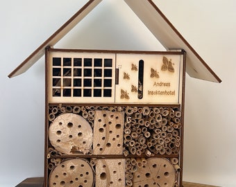 Kit de hotel para insectos personalizado: manualidades DIY con niños