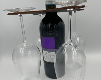 Weinglashalter aus Holz