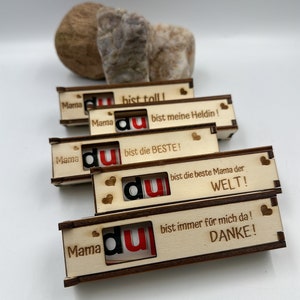 Mama-Duplo-Box // Embalagem Mother-Duplo madeira natural “Você” é…