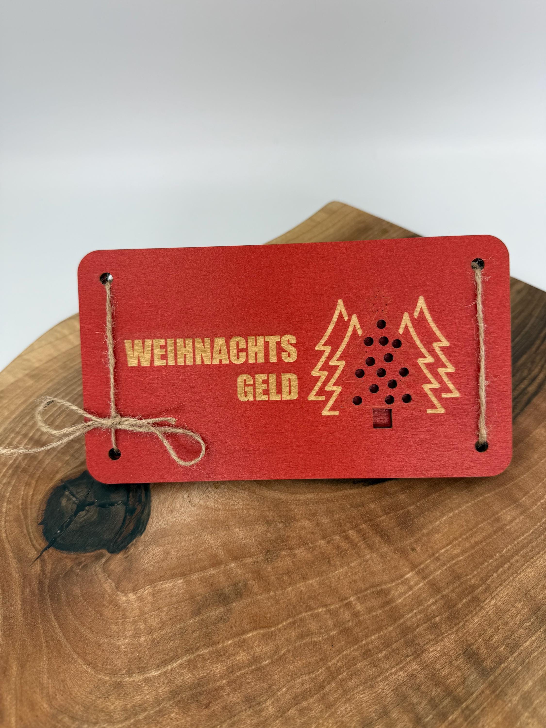 Christmas money - personalized cash gift voucher for Christmas