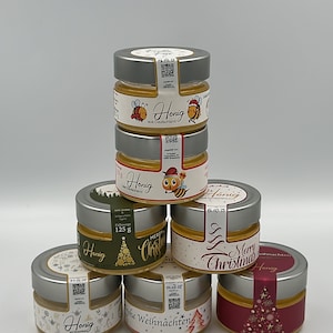 125g individual Honig- Such dein Lieblingsetikett passend zu deinem Anlass aus