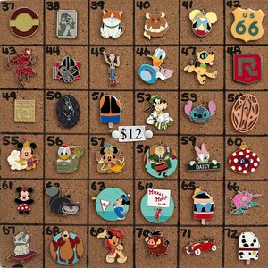 Disney Pins, & Vintage Jack, Tink, Mickey, Cinderella, Elsa, Olaf, Donald, owl, surfboard