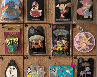 Disney Pins, Dopey, frozen, jungle book, Rapunzel , Christmas, BATB, Peter Pan, DCA