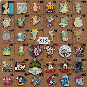 Disney pins Vintage Tinkerbell Mickey mouse stitch coco christmas