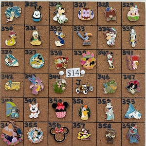Disney pins Hidden Mickeys