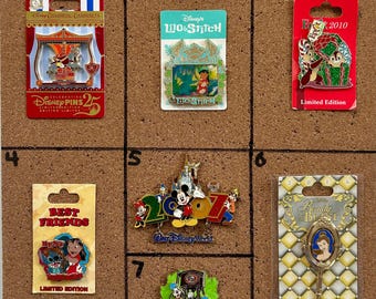 Disney Pins, Star Wars, Dumbo, Cheshire, ride vehicles, monorail, train goofy,