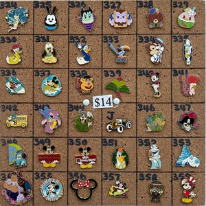 Disney pins Hidden Mickeys