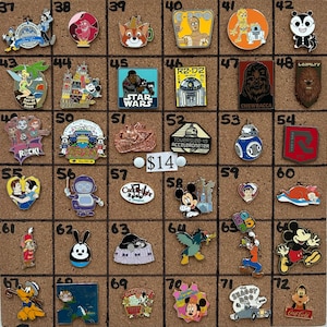 Disney Pins, Pocahontas, Meeko, Flit, Percy, Tigger, Eeyore, Ratatouille, Remy, Snow White, Sleeping Beauty, Belle, Soarin, Mickey, Dumbo