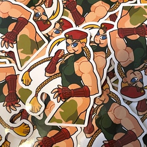 Street Fighter: Cammy Vinyl Sticker -  Denmark