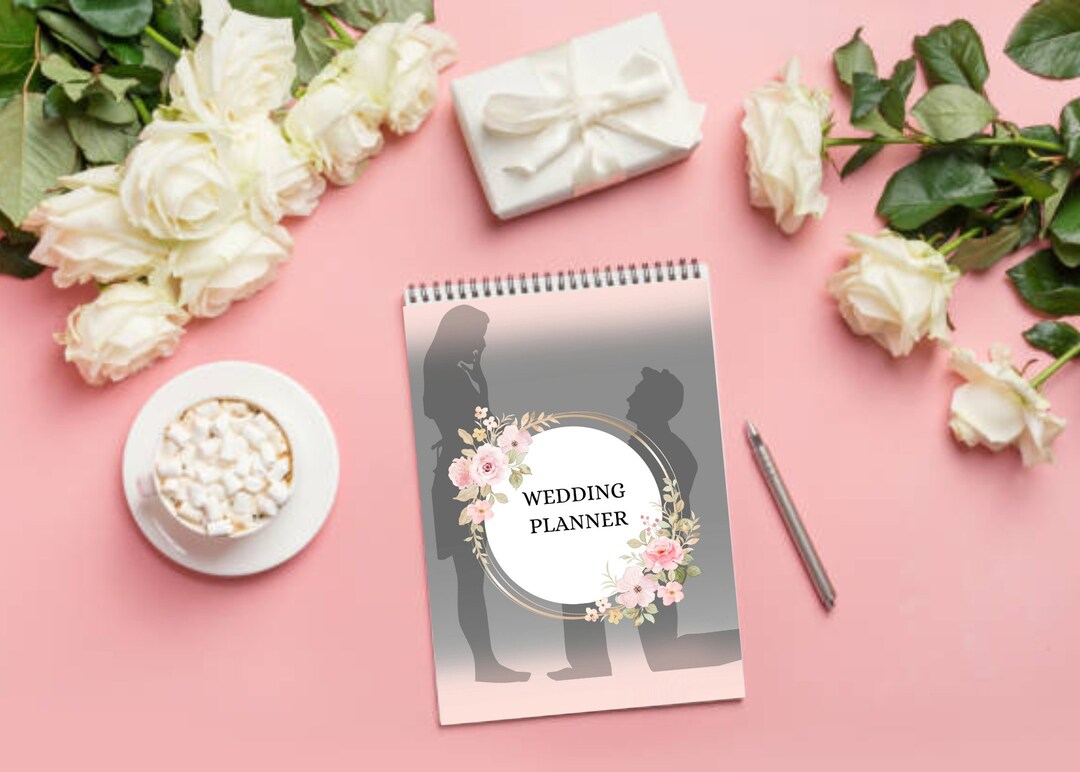 Wedding Notebook Bridal Budget Planner Book Gifts Ideas Notepad Bride ...