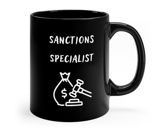 Sanctions Specialist - Coffee Cup - AML - CTF - KYC - Pep - Specialist - Compliance - Money Laundering - Sanctions - Due Diligence - Gift