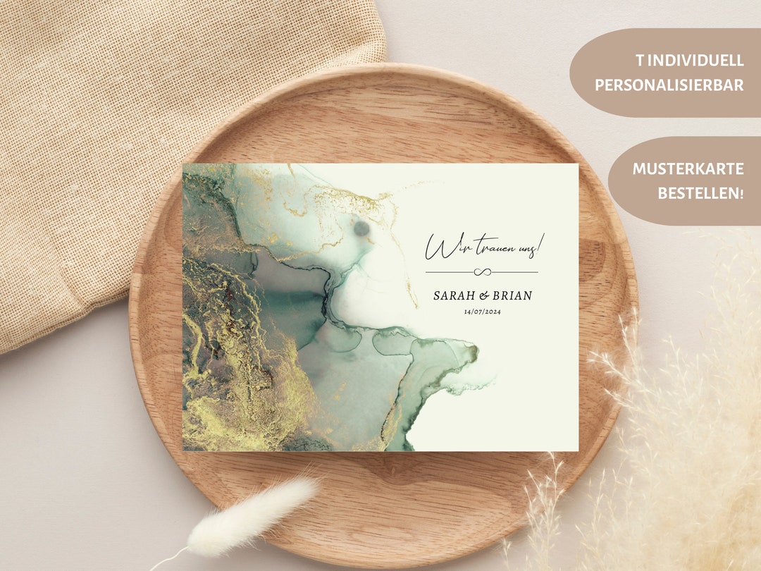 Personalize Sample Invitation Card Watercolor, Individually Personalized, Sample Card - Etsy