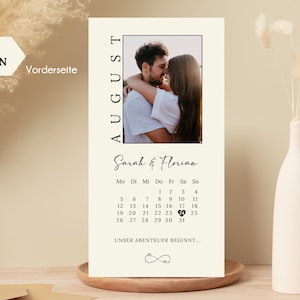 Invitación de boda moderna, tarjeta de invitación bohemia, personalizable individualmente.