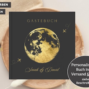Gastenboek wereldbol, met vragen, veel kleuren, bruiloft gastenboek