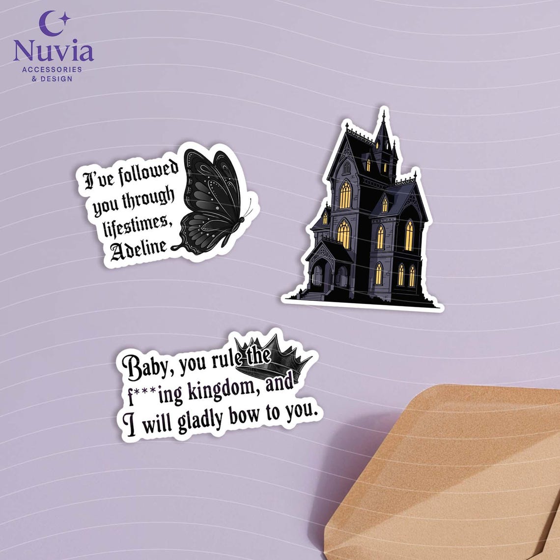 Haunting Adeline Sticker Pack – Set of 18 Vinyl Stickers | Laminated ...