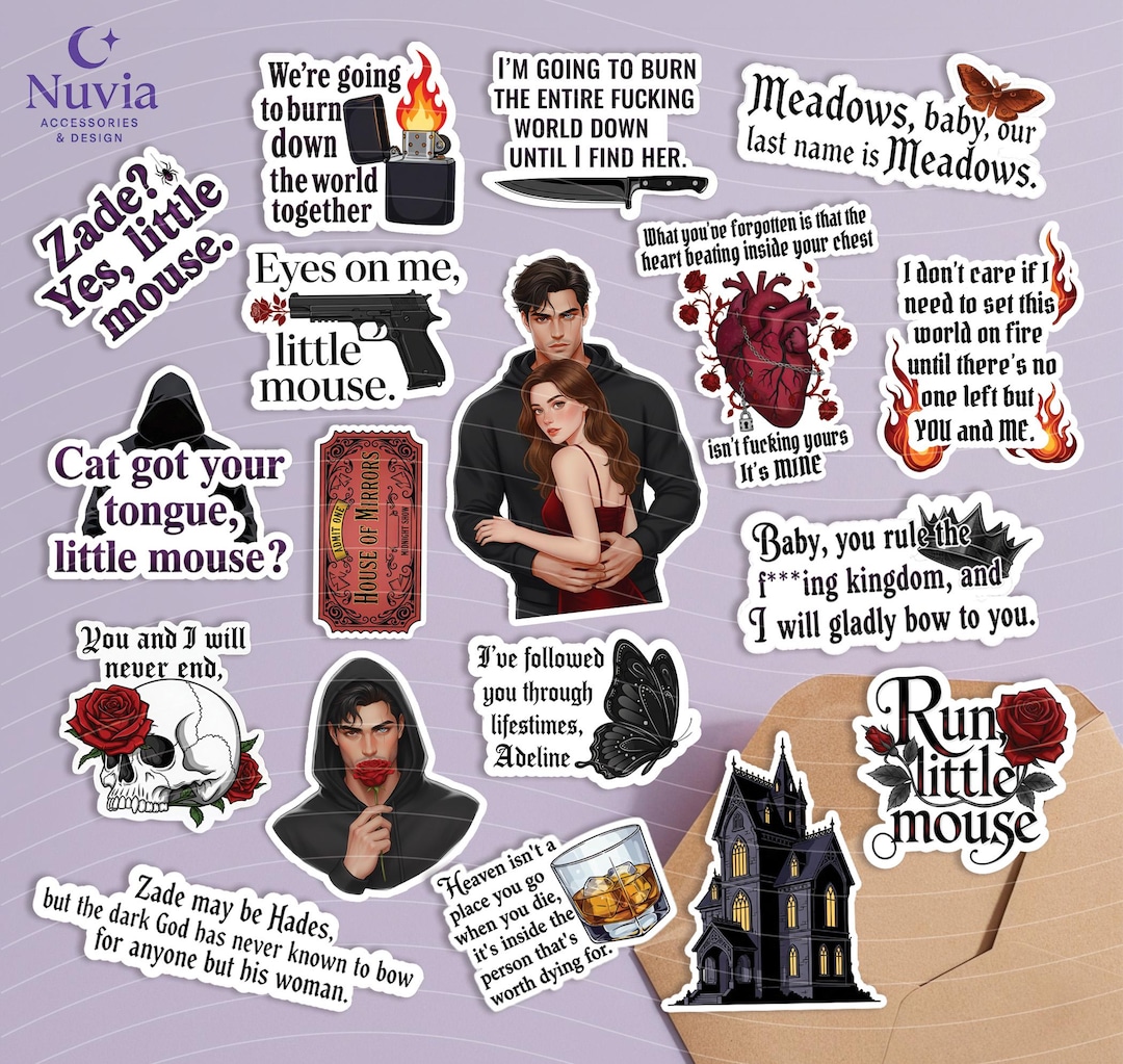 Haunting Adeline Sticker Pack – Set of 18 Vinyl Stickers | Laminated ...