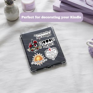Dark Romance Bookish Sticker Pack | Vinyl Stickers | Laminated Waterproof Stickers afbeelding 5