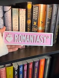 Personalized Library Street Sign | Self-Standing Bookshelf Sign | Bookish Decor for Book Nook | Book Lover Gift | Reader Gift