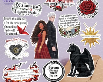 Alchemised inspired Sticker Pack – Set of 11 Vinyl Stickers | Laminated Waterproof Stickers