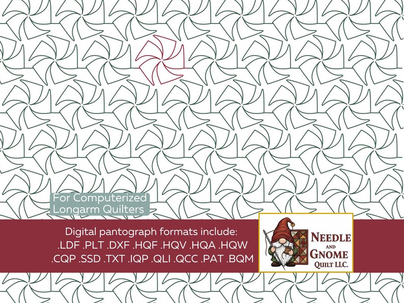 Woven Pinwheel - Digital Longarm Quilting Design for Edge to Edge ...
